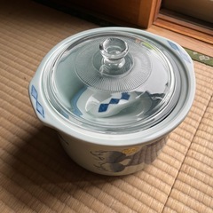  家で簡単漬物が出来る　有田焼き漬物容器　20センチ陶器の重石付きの画像