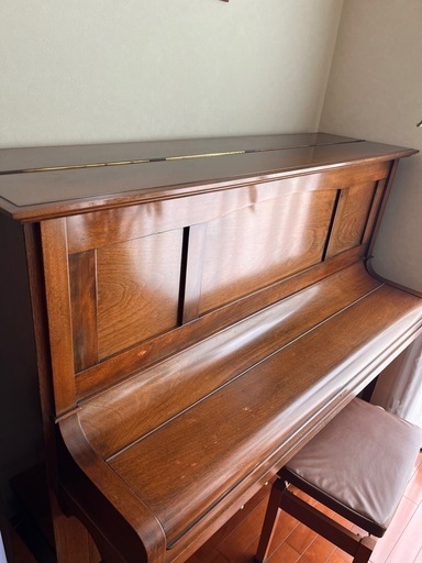 金額ご相談ください。アップライトピアノ 木製ヤマハ象牙アンティーク