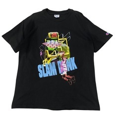 【USA製】90s Champion チャンピオン プリント t...