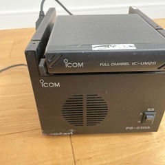 ✨もうすぐ終了❗️ICOM PS-230A UPS(無停電電源装置) IC-UM2Oマイクセットの画像