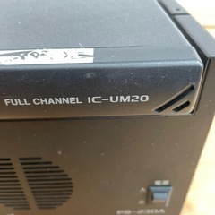 ✨もうすぐ終了❗️ICOM PS-230A UPS(無停電電源装置) IC-UM2Oマイクセットの画像