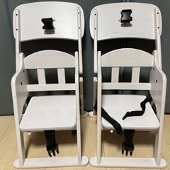 ベビーチェア　ローチェア　折りたたみ　2脚
セット　　の画像