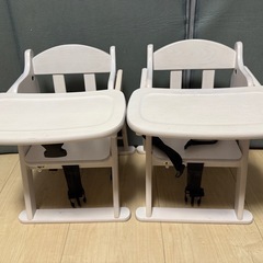 ベビーチェア　ローチェア　折りたたみ　2脚
セット　　