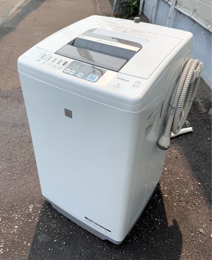 札幌市内配送可 17年製 HITACHI 日立 白い約束 7.0kg 全自動洗濯機 NW-Z79E3
