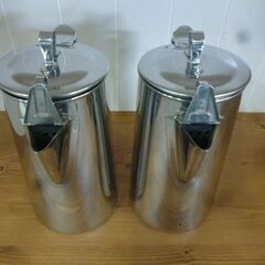 MARUTAMA ステンレス製 業務用 ウォーターピッチャー 1.8L 2個セット マルタマ ウォーターポット 飲食店 札幌市東区 新道東店の画像