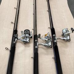 ロッド・リール3本セット◇中古◇釣具◇釣り竿◇リール◇O-250...