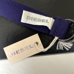 DIESEL ディーゼル　ベルト ネイビー 新品 未使用