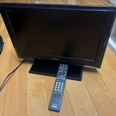 早い者勝ち‼️SONY液晶TV年式2009製19型