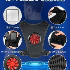 新品・未使用 ペルチェ ベスト 大冷却面 冷却ブレート付き 20000mAh大容量 静音&軽量の画像