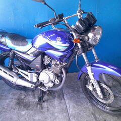YAMAHA YBR125 青 エンジン始動動画 自賠責保険で乗...