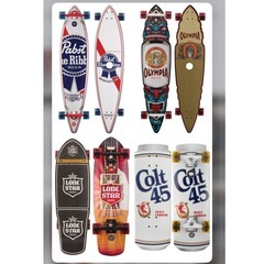 SANTA CRUZ サンタクルーズ ビール　コルト45 コラボ クルージング スケートボードの画像