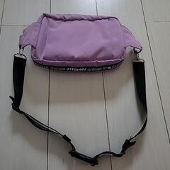 紫　ショルダーバッグの画像