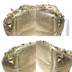 美品 JIMMY CHOO MICRO BON BON ジミーチュウ マイクロ ボンボン ミニ バッグの画像