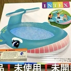 【新品　未使用　未開封】ビニールプール　INTEX くじら