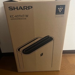 【ほぼ新品】SHARP KC-40TH7-W 加湿空気清浄機の画像