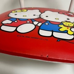 レトロ　子供用 キティちゃん 椅子 ハローキティ キッズ インテリア チェアー イス　の画像