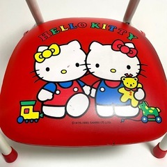 レトロ　子供用 キティちゃん 椅子 ハローキティ キッズ インテリア チェアー イス　の画像