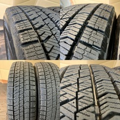 スタッドレス155/70R12 2本／BS BLIZZAK VRX2 9分上 A4890-71の画像