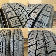 スタッドレス155/70R12 2本／BS BLIZZAK VRX2 9分上 A4890-71の画像