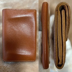 イルビゾンテ名刺入れカードケース小銭入れコインケースコインパースレディースメンズ IL BISONTE レザーの画像