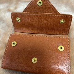 イルビゾンテ名刺入れカードケース小銭入れコインケースコインパースレディースメンズ IL BISONTE レザーの画像
