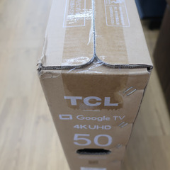 TCL (ティーシーエル) テレビ 50型  4Kスマート液晶テレビ 未開封品 50P745 【コンプオフ金沢野々市店】の画像