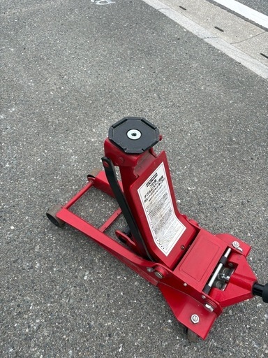 ⭐︎中古品 プロ用 ダブルピストン低床ガレージジャッキ 3t 動作問題なし⭐︎