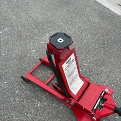 ⭐︎中古品 プロ用 ダブルピストン低床ガレージジャッキ 3t 動作問題なし⭐︎の画像