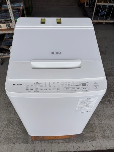 ✅【ほぼ未使用・2024年製】日立 10kg 全自動洗濯機 BW-X100J｜高性能モデルが今だけ 配達\確認可能一年保証有り