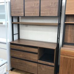 ★ジモティー割あり★KJ10275 古賀家具 食器棚 ブラウン ...