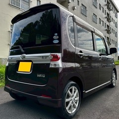 Bluetoothナビ付き☆月々9千円〜分割可❗️車検2年付き！【名義変更代込み】広い車内！大人気‼️ダイハツ タントカスタム☆Bluetoothナビ付き☆走行中DVD見れます☆純正アルミ☆電動スライドドア☆ドライブレコーダー☆事故修復歴無し☆そのまま乗って帰れます！の画像