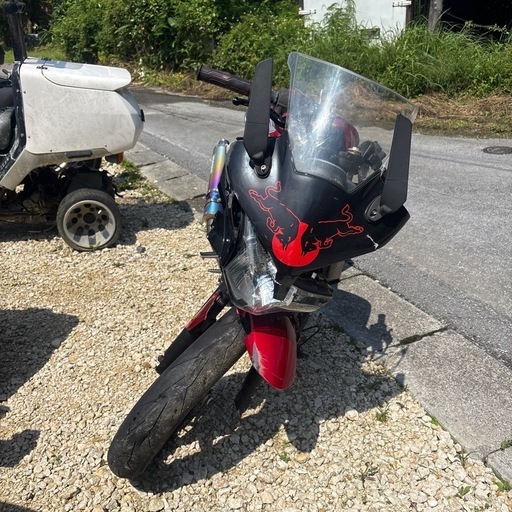 cbr250r事故　部品取り