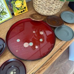 菓子器 菓子鉢　茶托　セットの画像