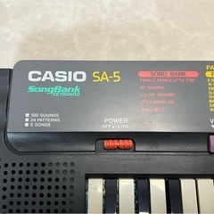 【動作品】 CASIO カシオ ミニピアノ SA-5の画像