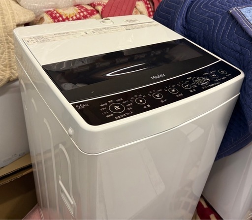 分解洗浄済み 洗濯機　5.5ｋｇ　2019年　ハイアール　JW-C55D