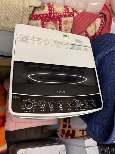 分解洗浄済み 洗濯機　5.5ｋｇ　2019年　ハイアール　JW-C55D