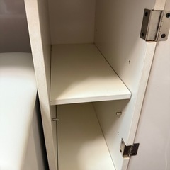 5月いっぱいで処分予定ニトリ ドレッサー 収納チェア付 鏡裏収納有 コンセント二口有の画像