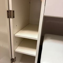 5月いっぱいで処分予定ニトリ ドレッサー 収納チェア付 鏡裏収納有 コンセント二口有の画像