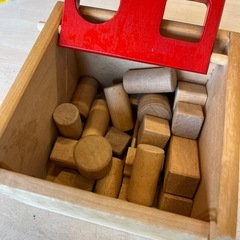 知育　つみき　型はめパズルの画像