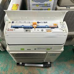 K06246　中古エアコン 富士通 2020年製 主に18畳用 冷房能力 5.6KW / 暖房能力 6.7KWの画像