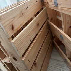 すのこ　ベッド　ハーフの画像