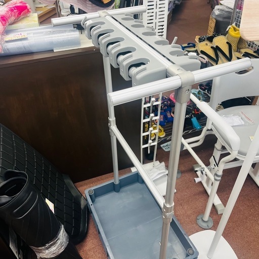 【激安】移動式モップラック