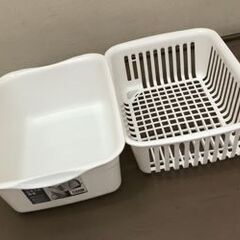 JM19931)POSE水切りセット<幅：約39cm 奥行：約29cm 高さ：約15cm> 中古品【取りに来られる方限定】 の画像
