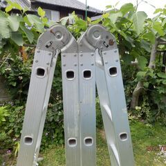 脚立　多機能はしご 3.5ｍ アルミ はしご兼用脚立 多関節脚立の画像