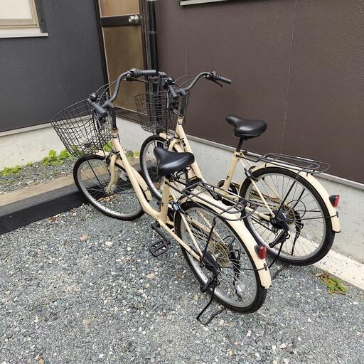 6段変速付 自転車2台セット