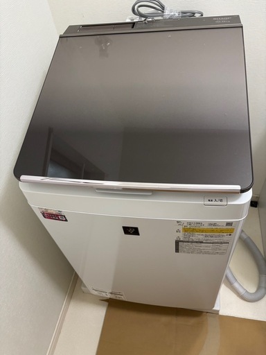 シャープ　洗濯乾燥機　2021年制　ES-PW10E-T