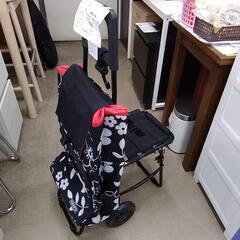 未使用　お買い物カート椅子付き　83913