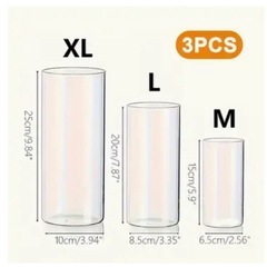 キャンドルホルダーセット X, L, XL 合計74個 の画像