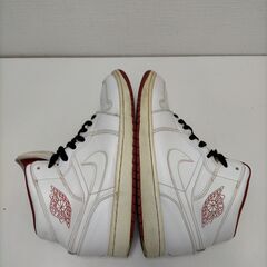 【糸島市内 送料無料】NIKE AIR JORDAN 1 RETRO MID GYM RED BLACK 554724 103 ナイキ エア ジョーダン 1 レトロ ミッド ジム レッド103　88117-2-②-150Y の画像