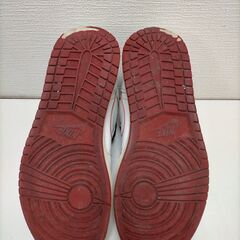 【糸島市内 送料無料】NIKE AIR JORDAN 1 RETRO MID GYM RED BLACK 554724 103 ナイキ エア ジョーダン 1 レトロ ミッド ジム レッド103　88117-2-②-150Y の画像